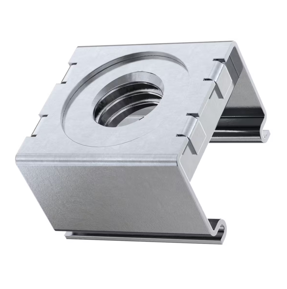 M6 Cage Nuts - Yellow Zinc Plated