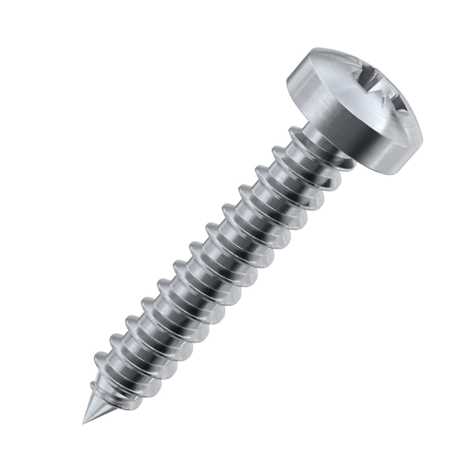 Pozi Pan Head Self Tapping Screw No.2 (2.2mm)