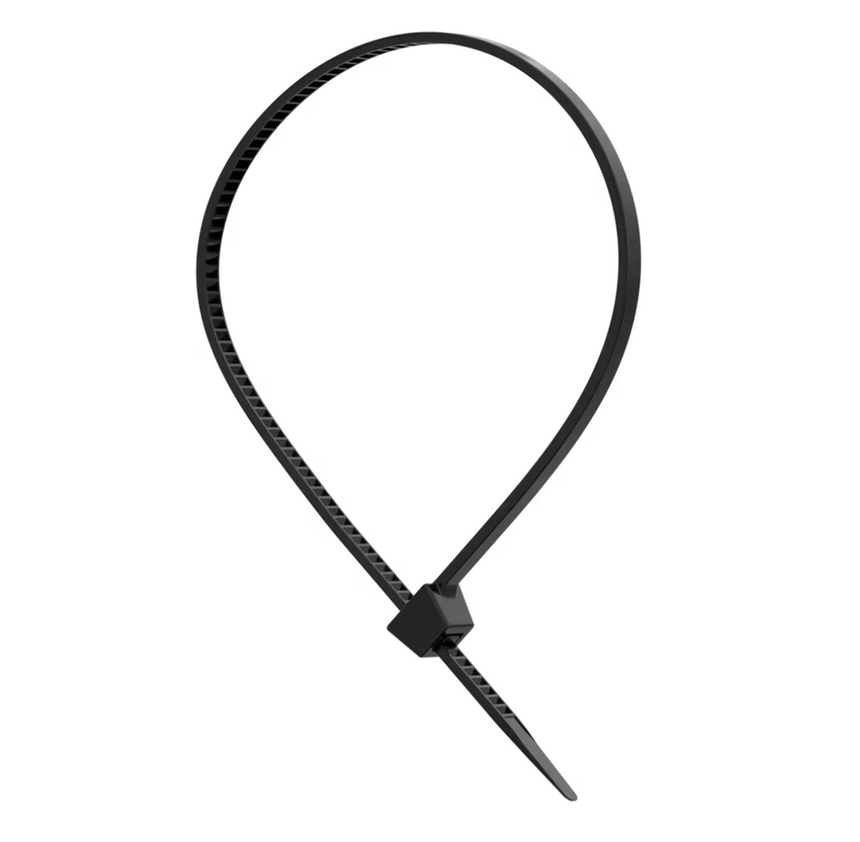 100mm x 2.5mm Plastic Cable Ties - Black Nylon